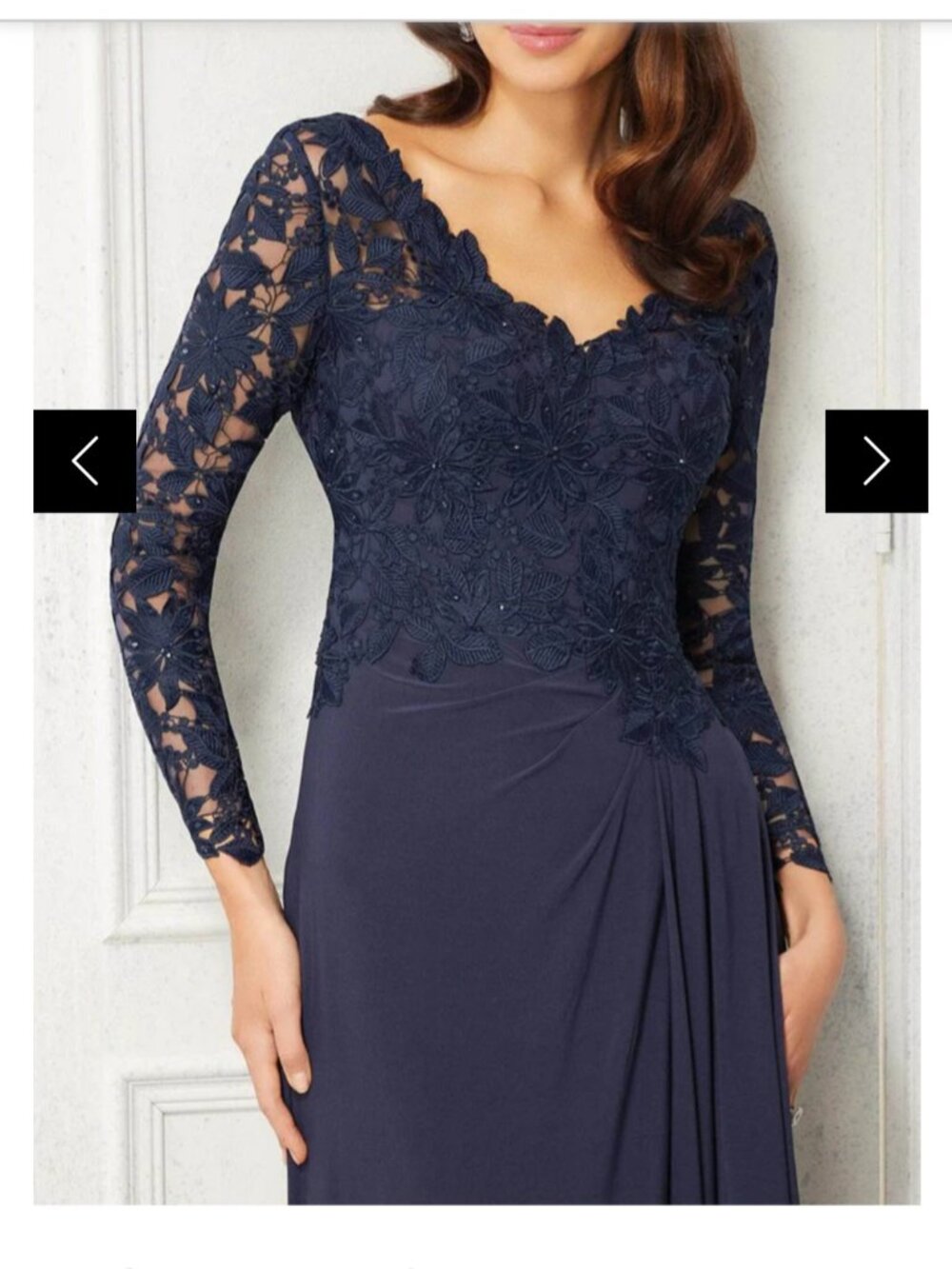 MGNY Navy Blue Dress